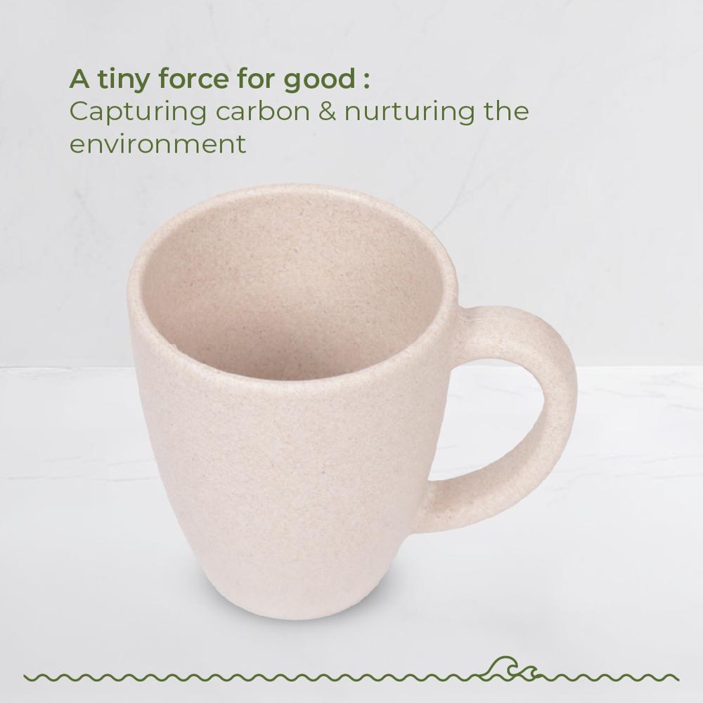 300Ml off white Ecofriendly mug