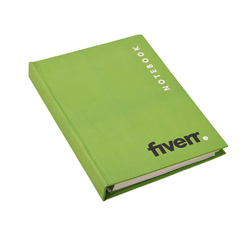 Fiverr Notebooks - 90% Paper, A5 Size, Multicolor Softcover | Spiral Bound, Eco-friendly, 160 Ruled Pages, Acid-free