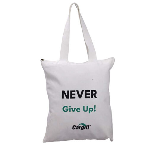 Cargill Sublte White Canvas Bag