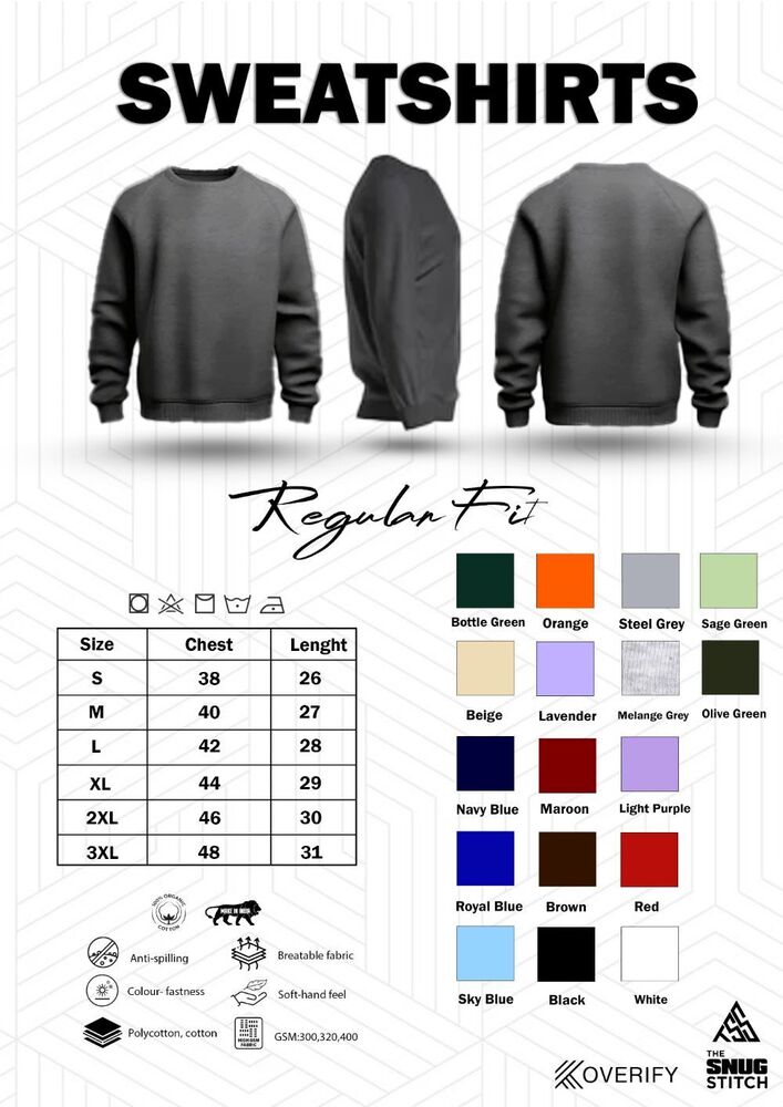 Logo Printed Custom Sweatshirt