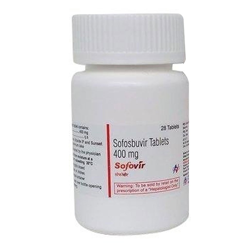 Sofovir Sofosbuvir Tablet 400 Mg - Origin: India
