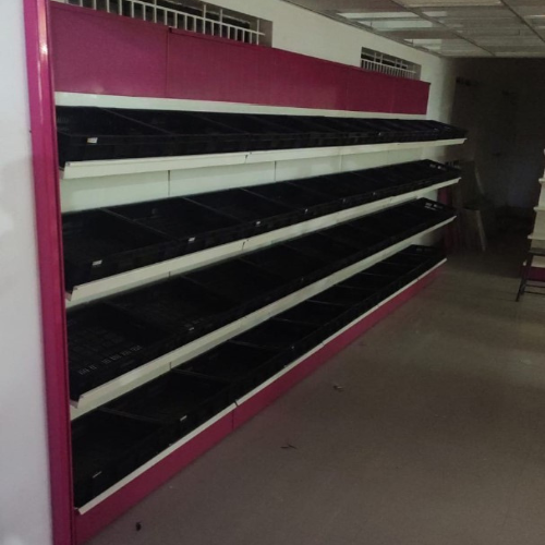 Wall Side Vegetable Display Rack