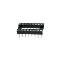 Machine Pin Tin Ic Socket - Color: Black