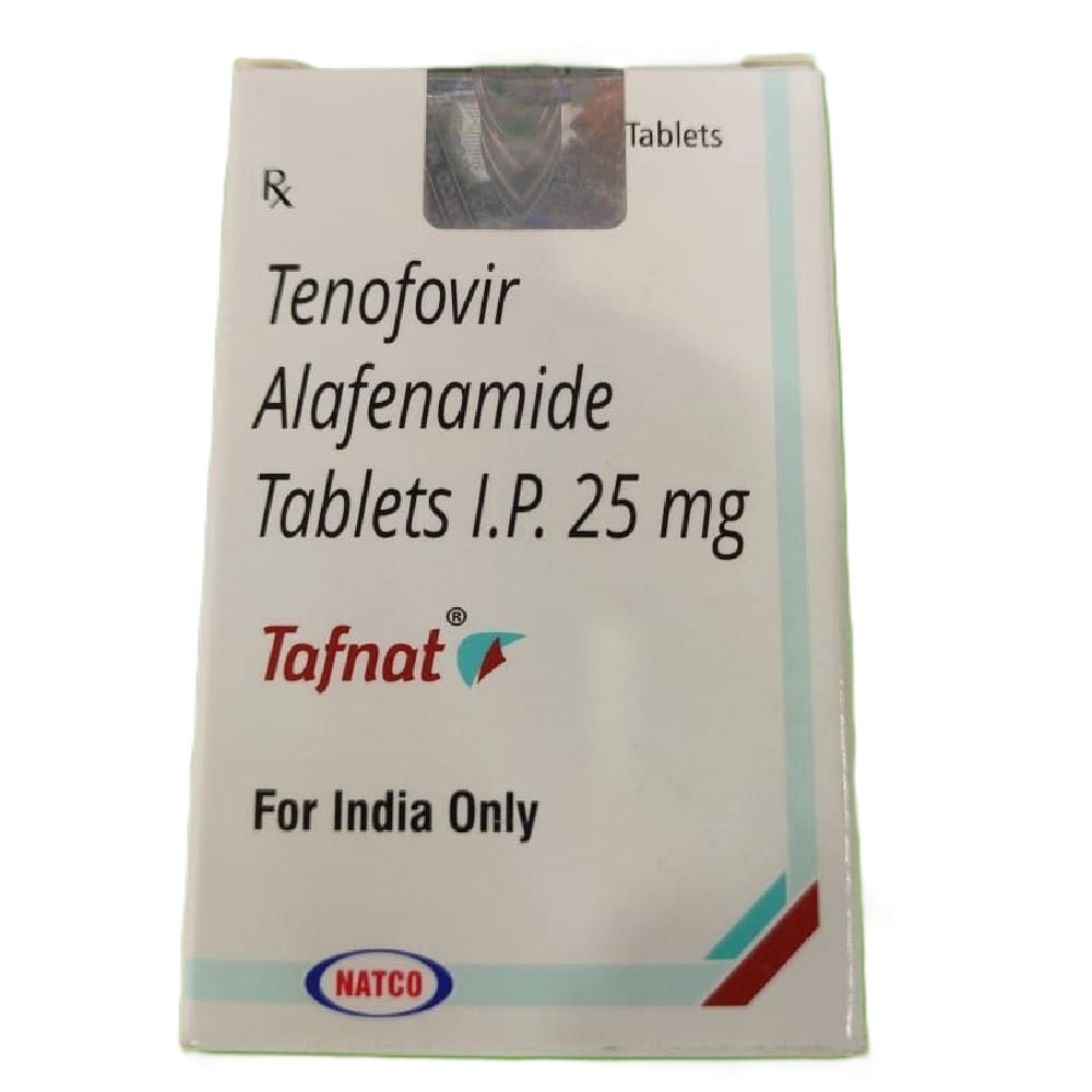 Tafnat  Tenofovir Alafenamide Tablet 25 mg