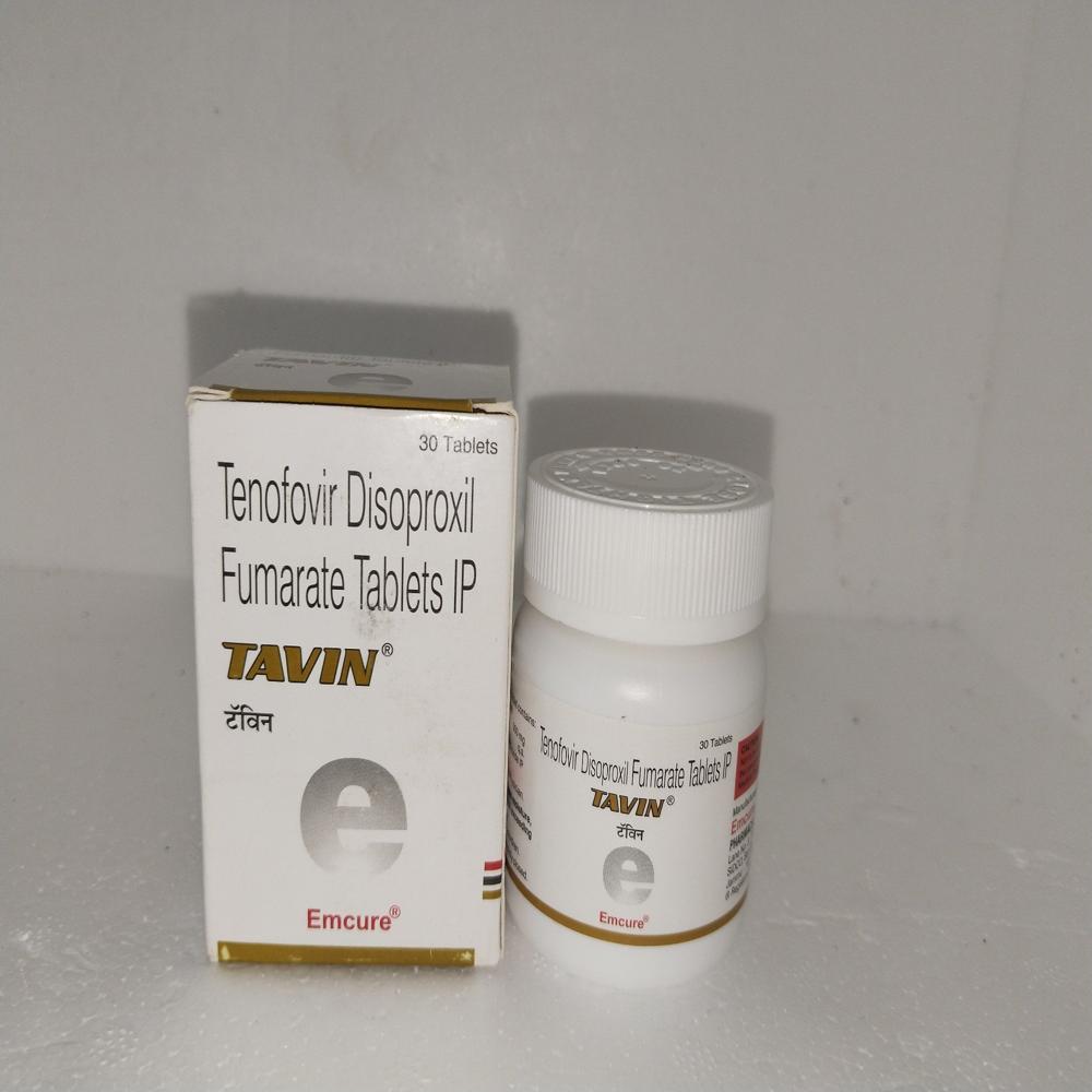 Tavin  Tenofovir disoproxil fumarate Tablet 300 mg