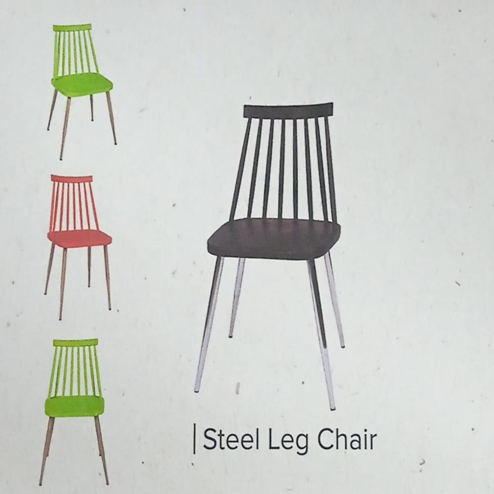 OM WOODS FIRE STEEL LEG CHAIR 