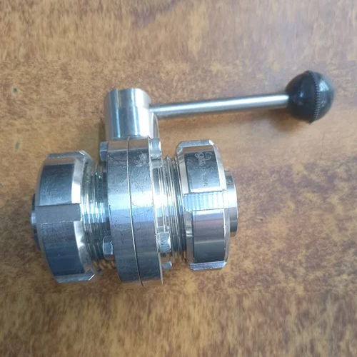SS 304 Dairy Butterfly Union Valve