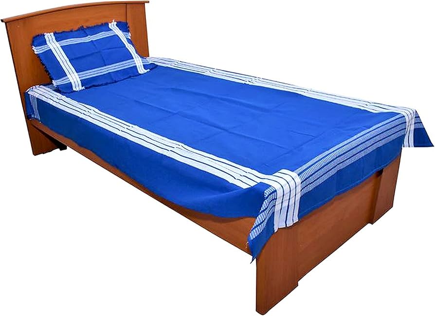 60X90 Inch Chathrukan Blue Hospital Bedsheet