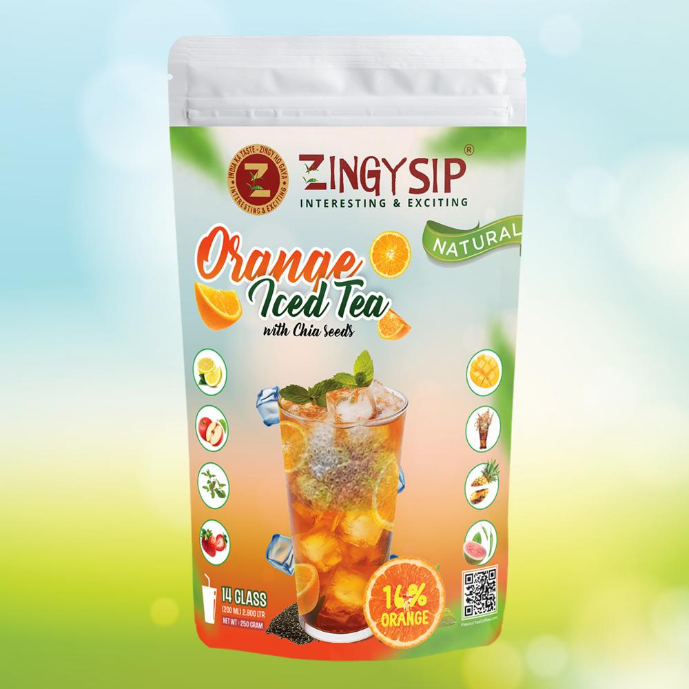 Orange Flavour Ice Tea