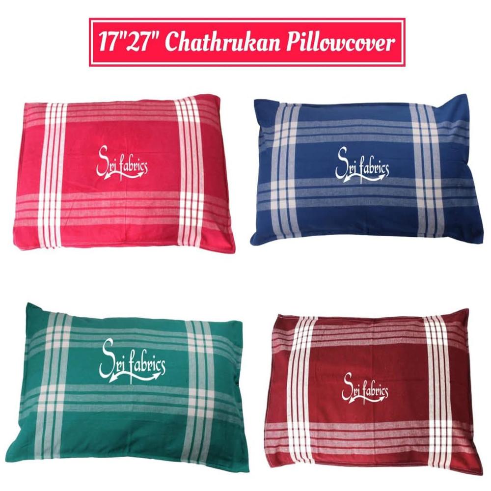 60X90 Inch Chathrukan Maroon Hospital Bedsheet with pillow cover Set
