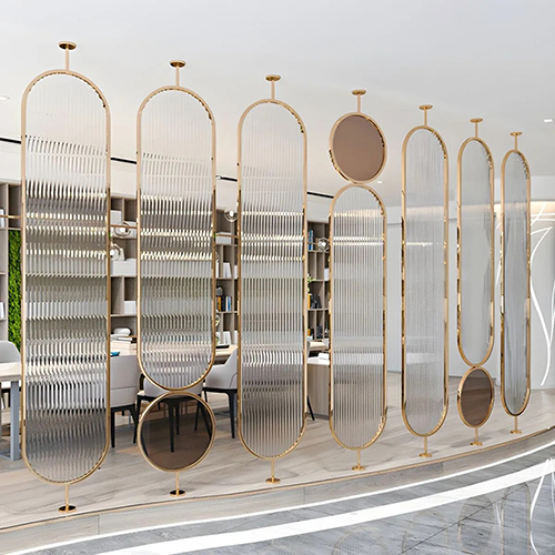 Ss Pvd Partition - Color: Golden