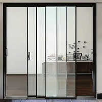 Slim profile Telescopic Sliding Door