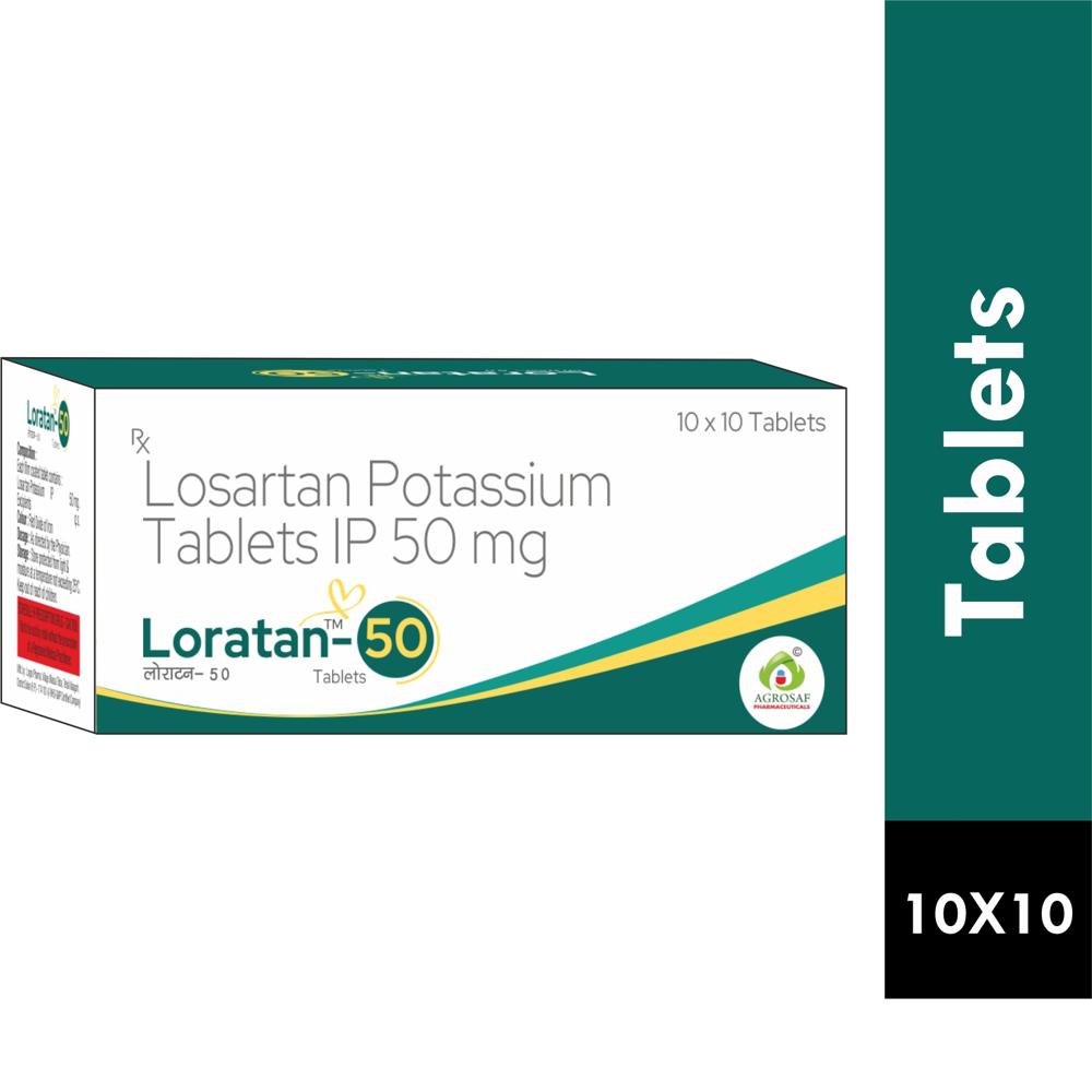 LORATAN 50 TABLET - Losartan Potassium 50 mg