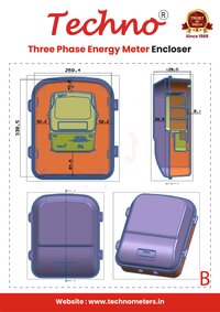 Polycarbonate 3 Phase Electricity Meter Box