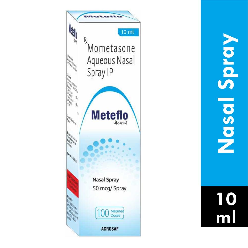 METEFLO NASAL SPRAY - Mometasone Furoate Monohydrate(0.05% W/v) Aqueous Nasal Spray