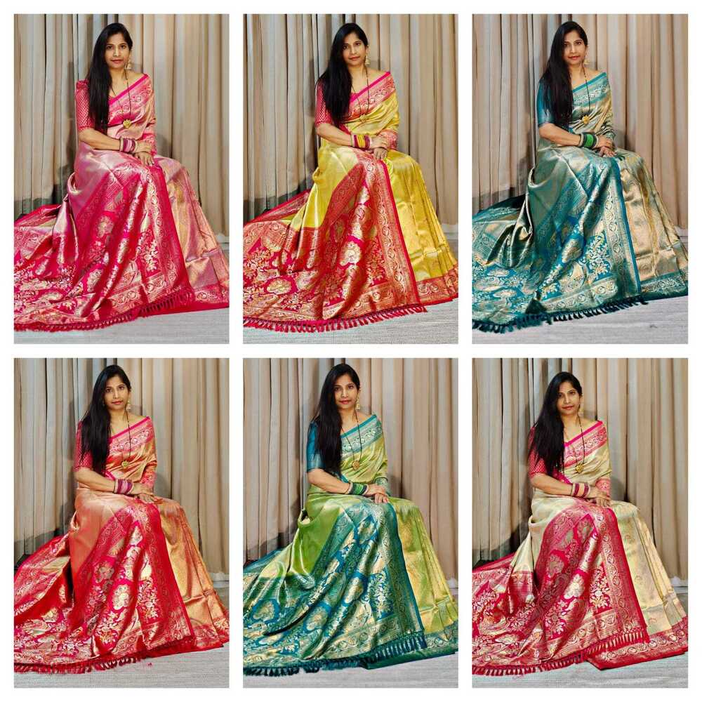 pure  heavy soft silk saree