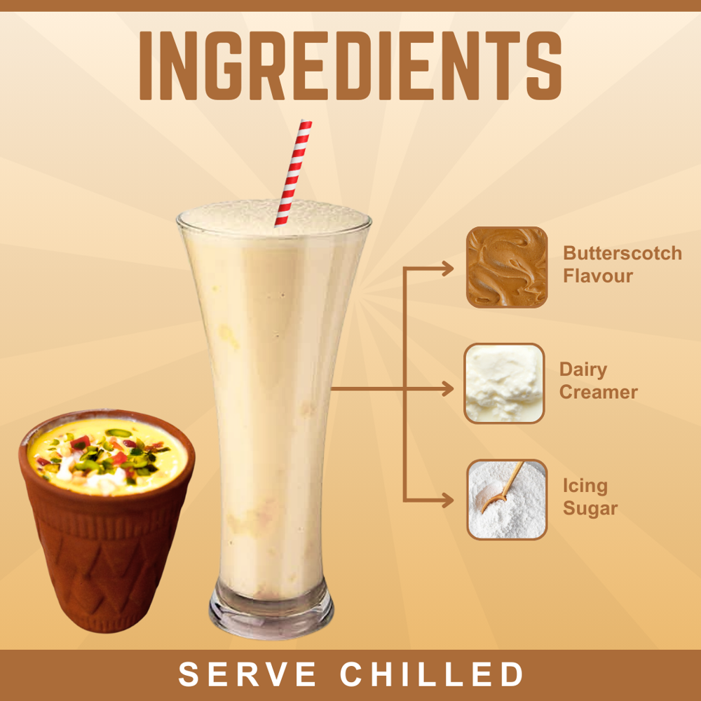 Butterscotch  Flavour Milkshake