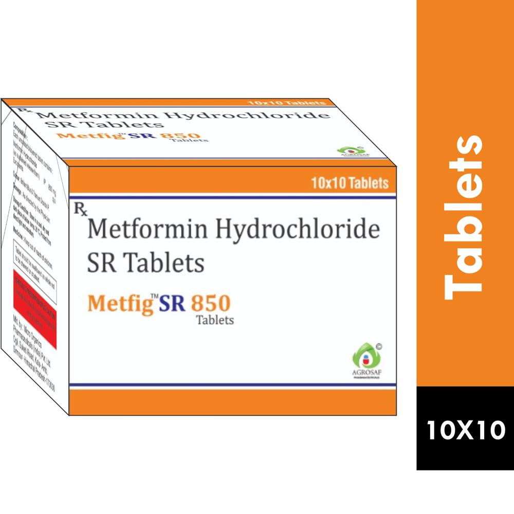 Metfig Sr 850 Tablet - Drug Type: General Medicines