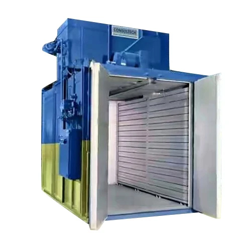 Vertical Down Air Flow Diesel Fired Oven - Material: Mild Steel