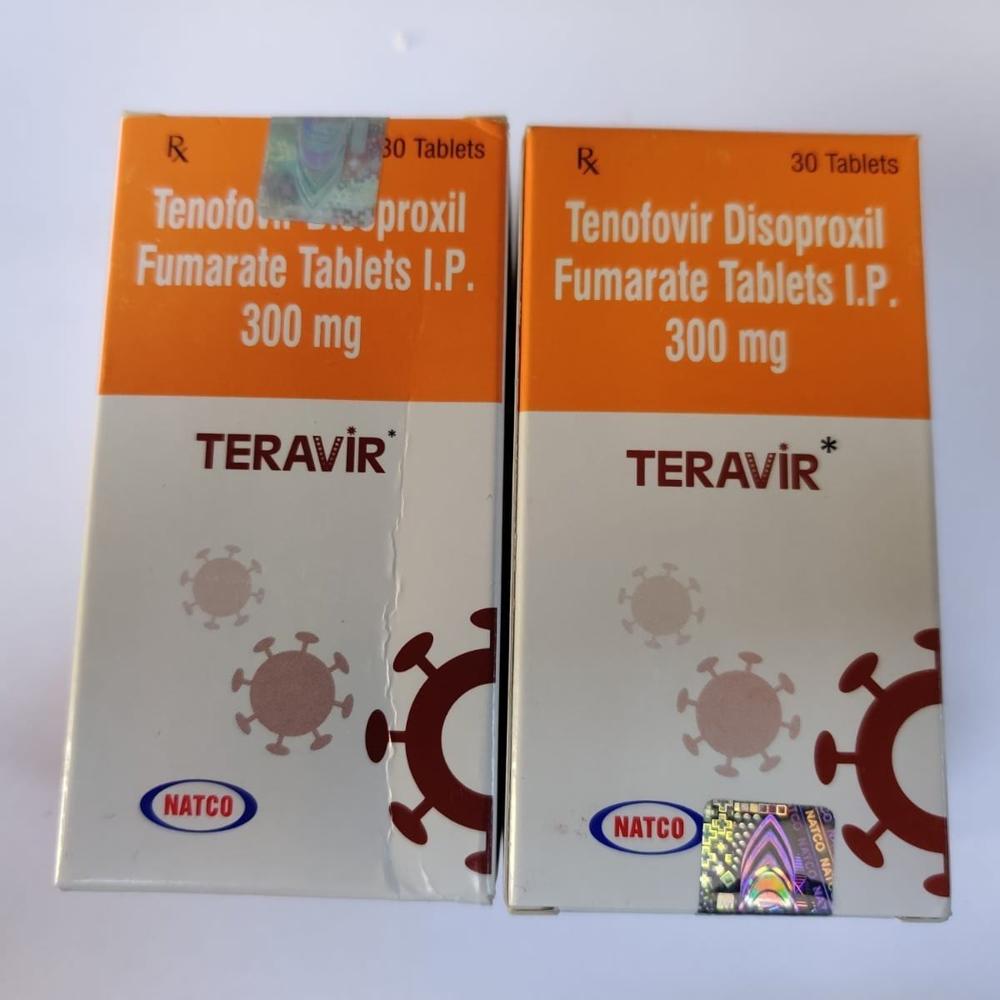 Teravir Tenofovir disoproxil fumarate Tablet 300mg