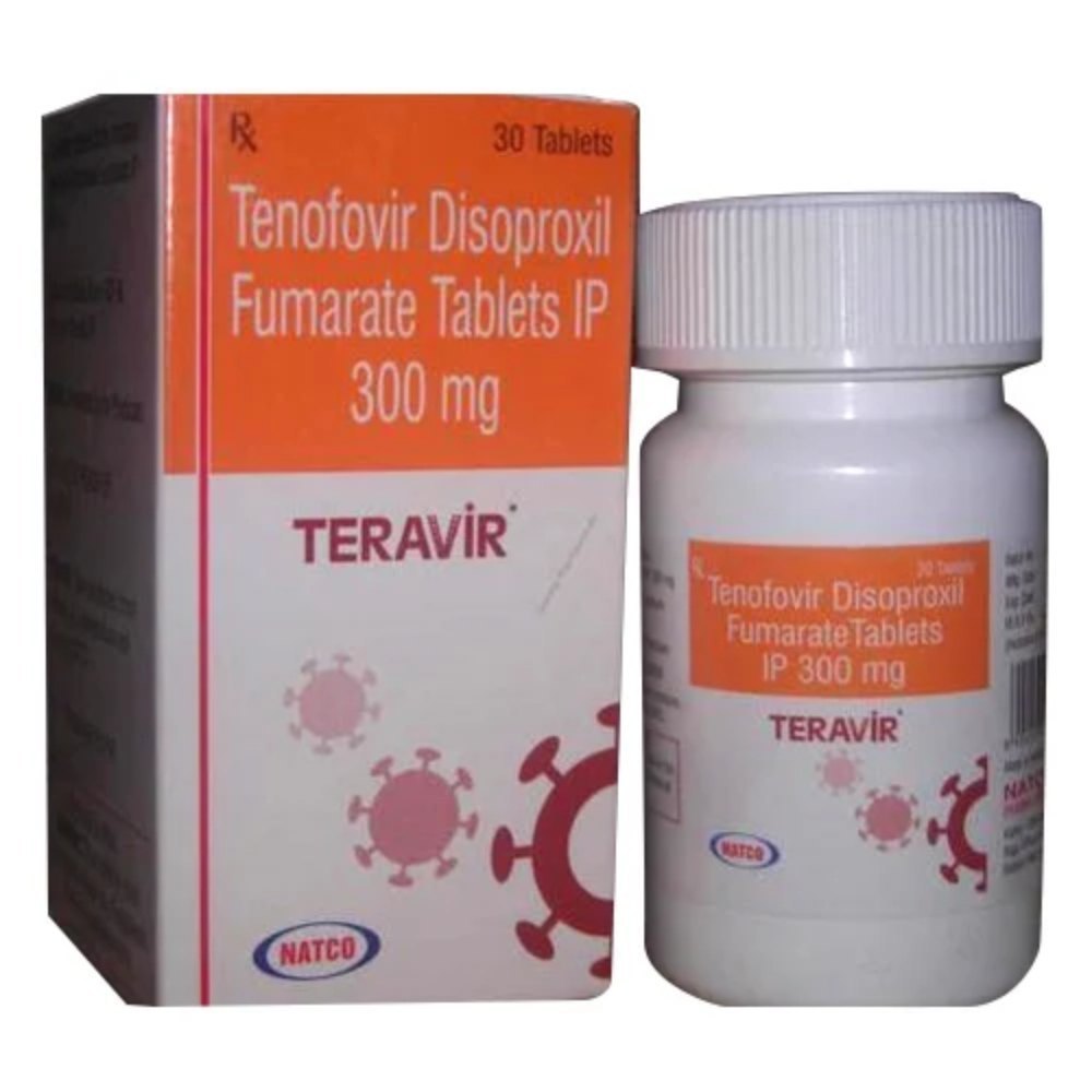Teravir Tenofovir disoproxil fumarate Tablet 300mg