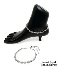 92.5 Silver Suneri anklet