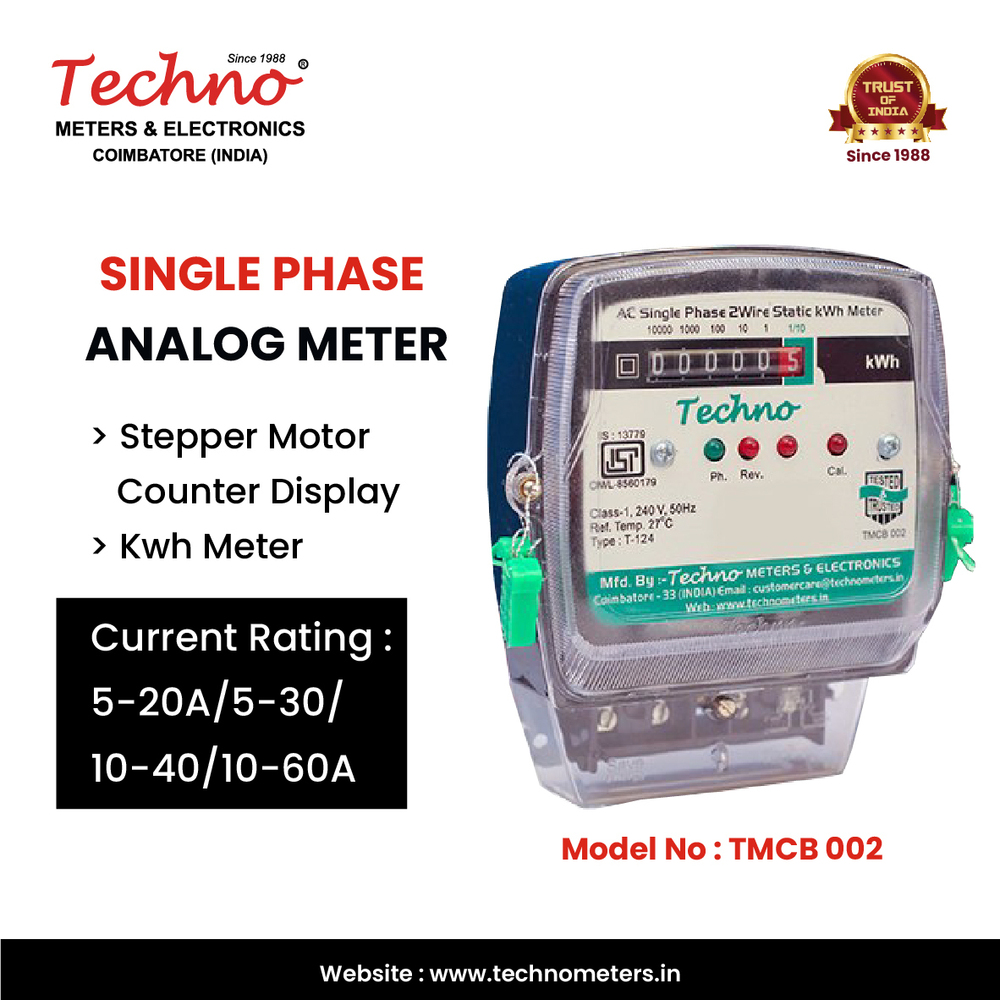 Single Phase Analog Electric Meter