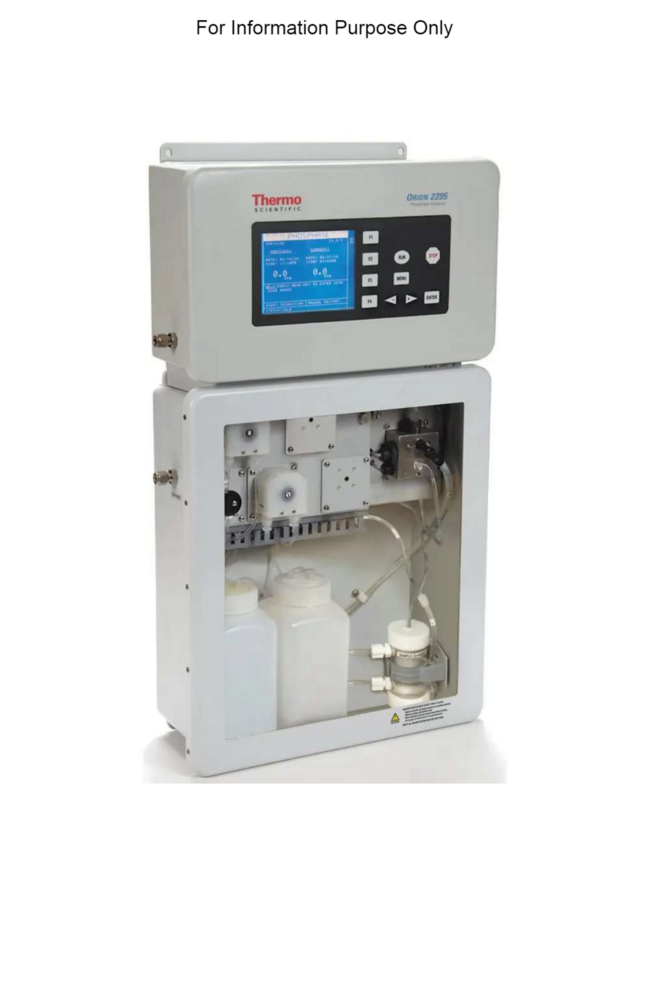 Thermo Fisher Orion Low Level Sodium Analyzer - Dimension (L*w*h): 27 Cm * 45 Cm * 65 Cm Centimeter (Cm)