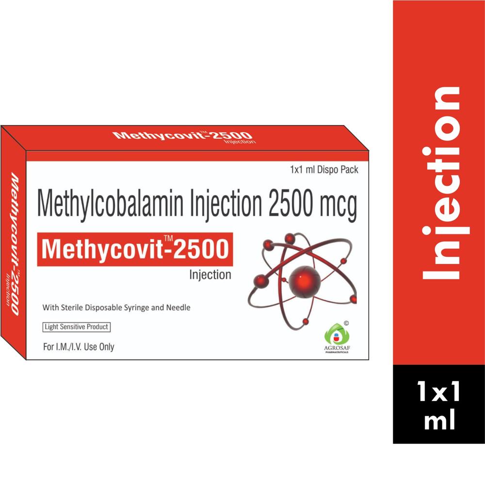 METHYCOVIT 2500 INJECTION - METHYCOBALAMIN 2500 MCG INJECTION