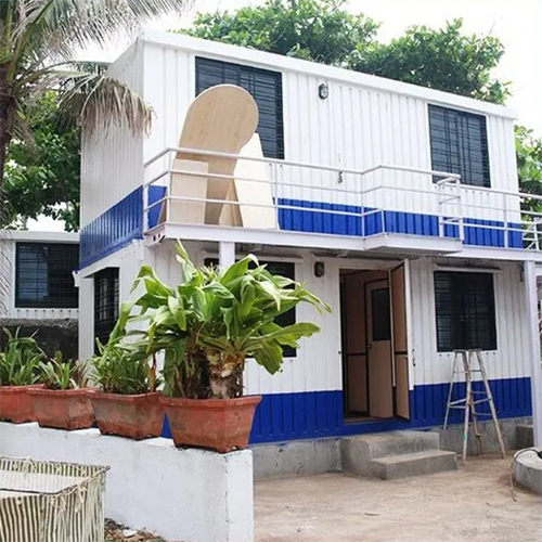 Color Coated Prefab Steel Bunk House
