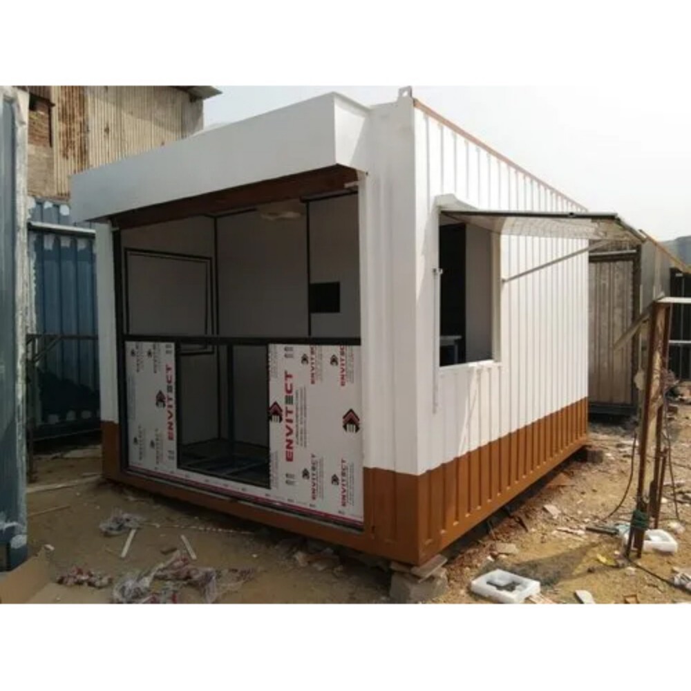 Portable Coffee Shop Cabin - Color: As Per Requirement