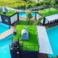 Steel Portable Resorts Cabin - Color: Different Available