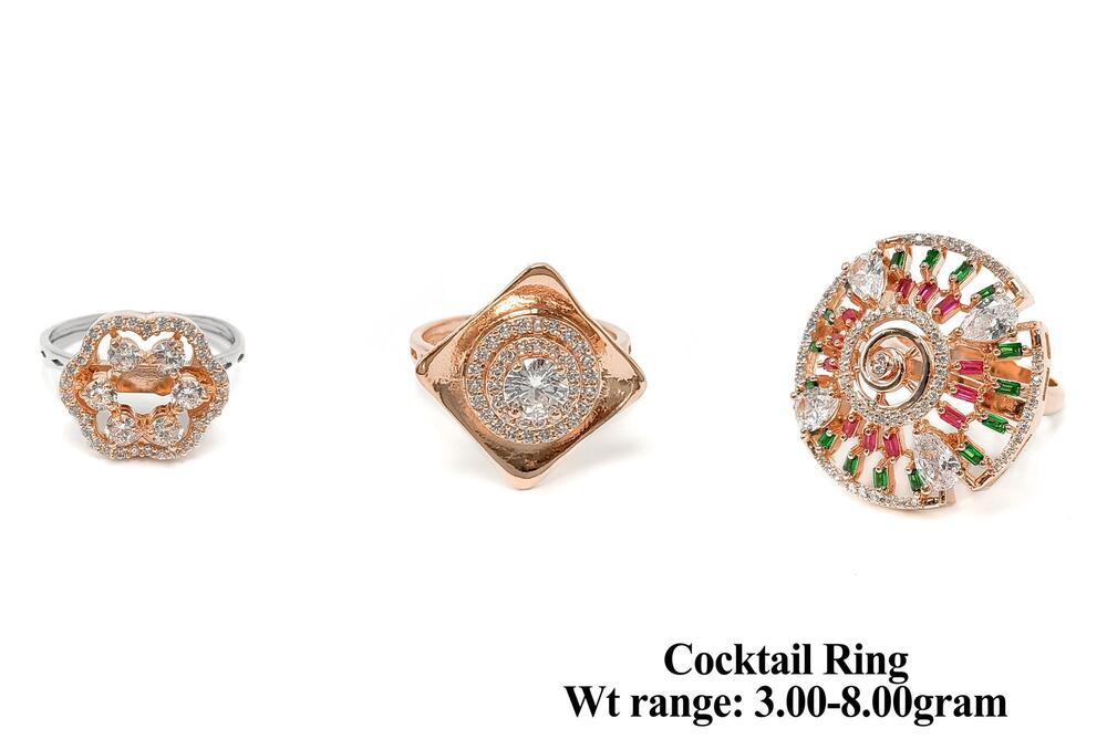 New Design 92.5 Silver Cocktail Ring - Intricate Spiral Design, Elegant Finish, Ideal For Formal & Casual Occasions, Lightweight Comfort