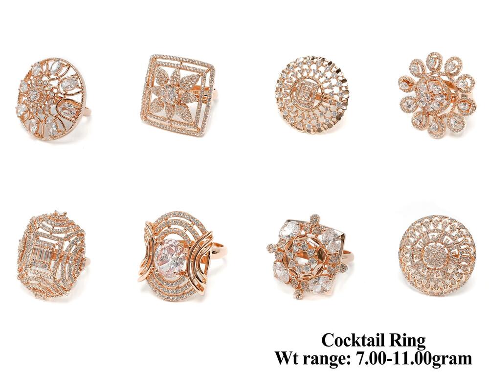 New Design 92.5 Silver Cocktail Ring
