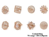 New Design 92.5 Silver Cocktail Ring