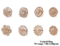 New Design 92.5 Silver Cocktail Ring