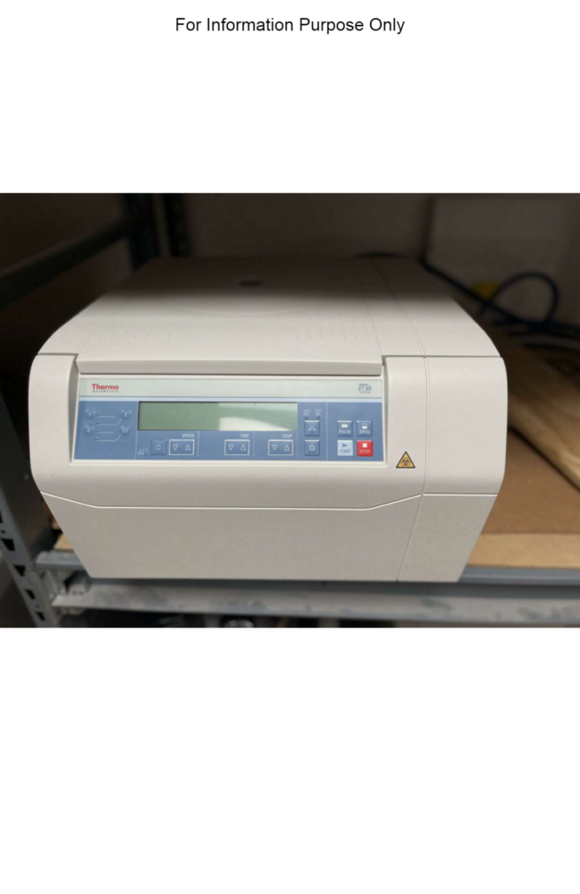Thermo Fisher Sorvall St 8 Small Benchtop Centrifuge