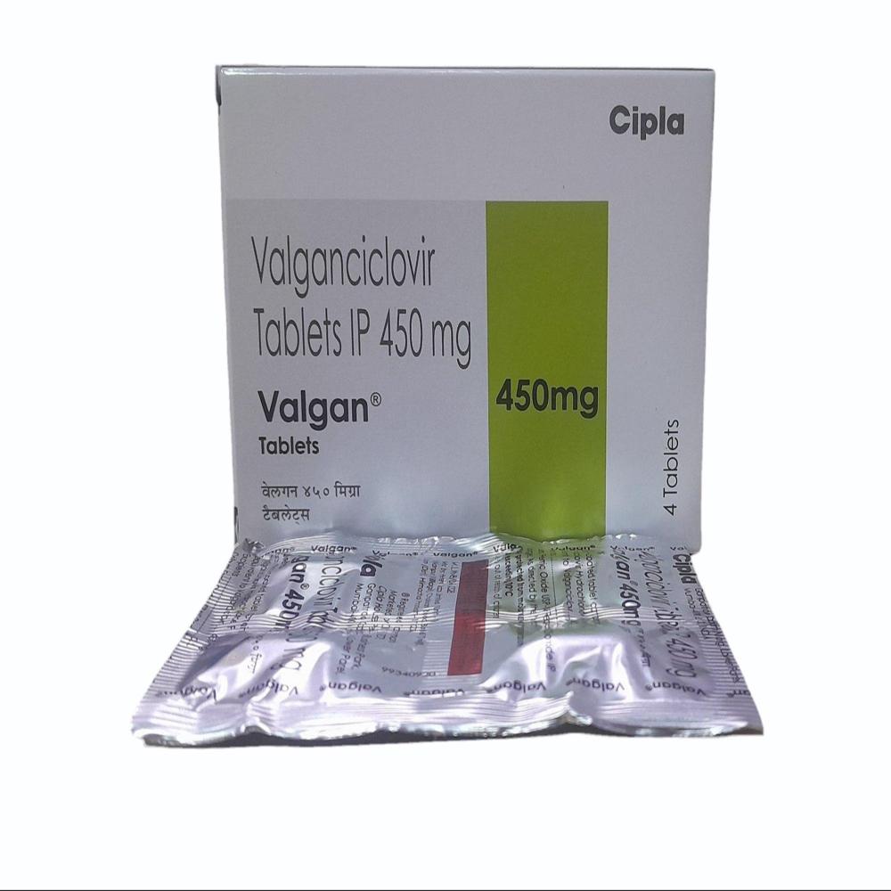 Valgan Valganciclovir  Tablet 450 Mg - Origin: India
