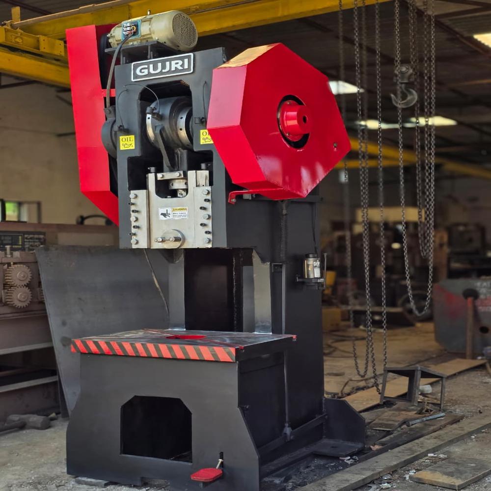 50 Ton C Type Power Press Machine - Material: Mild Steel
