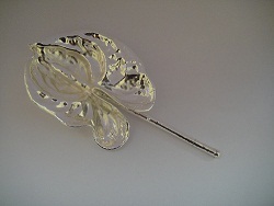 Silver Plated Anthurium