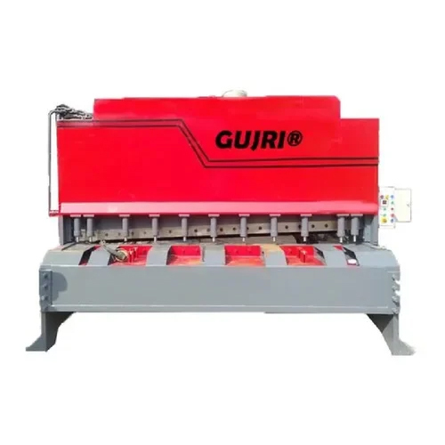 Hydraulic Shearing Machine - Mild Steel, 2500mm Cutting Width, 8mm Cutting Thickness, 15 Ton/Day Capacity, HMI Control System, Semi-Automatic, 220V