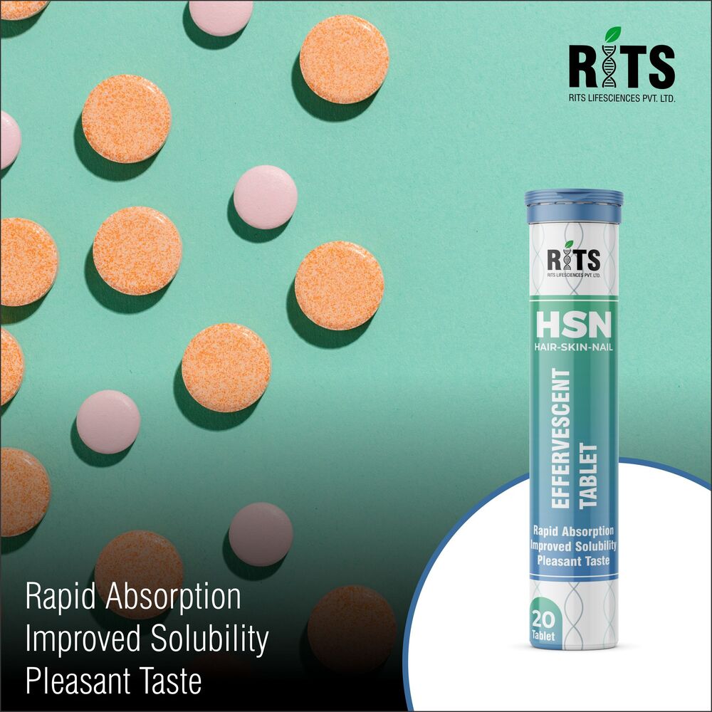Hair Skin Nail Effervescent Tablets