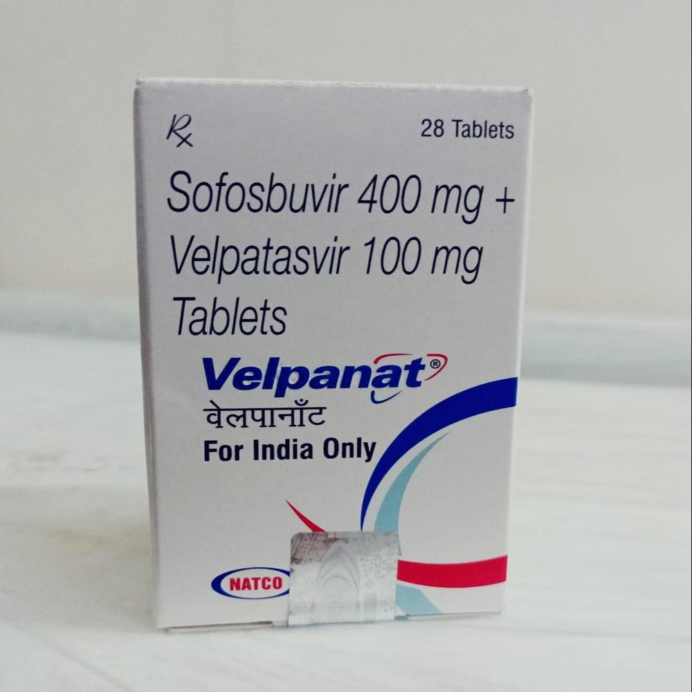 Velpanat Sofosbuvir (400mg) + Velpatasvir (100mg) Tablet 