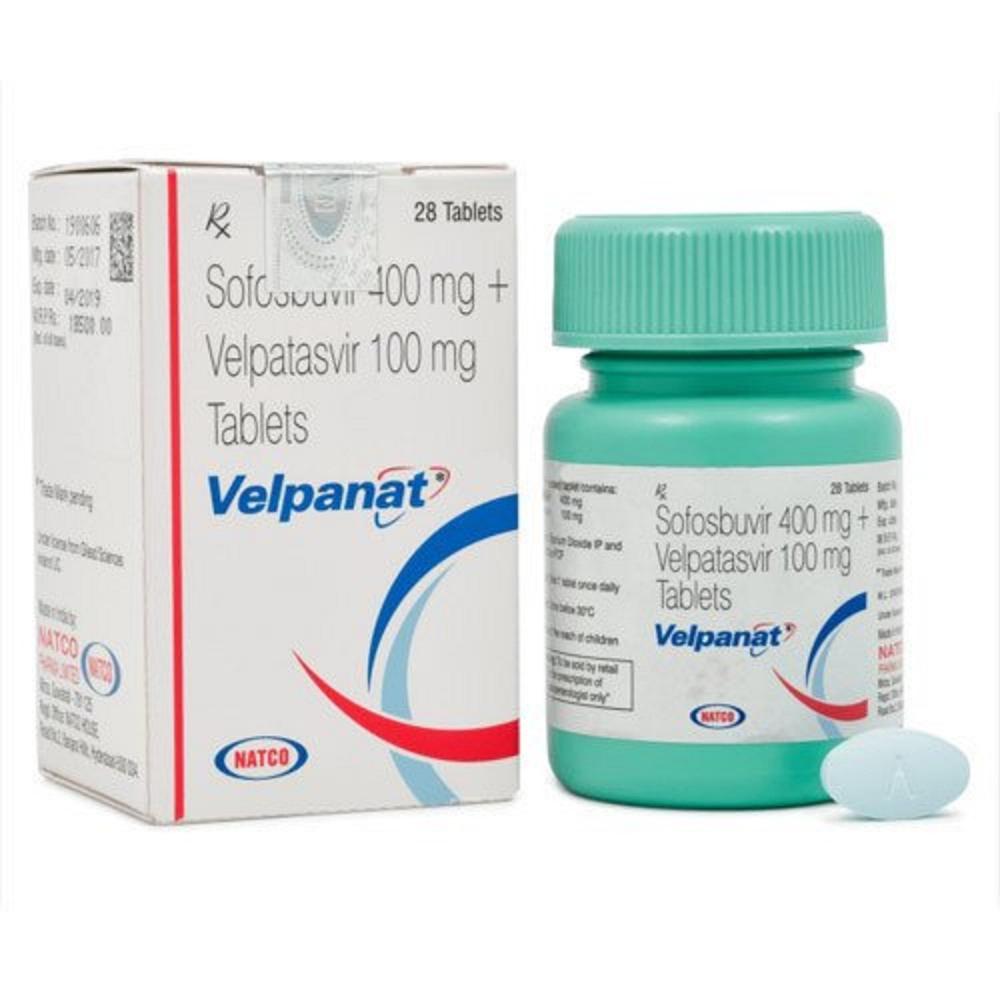 Velpanat Sofosbuvir (400mg) + Velpatasvir (100mg) Tablet 