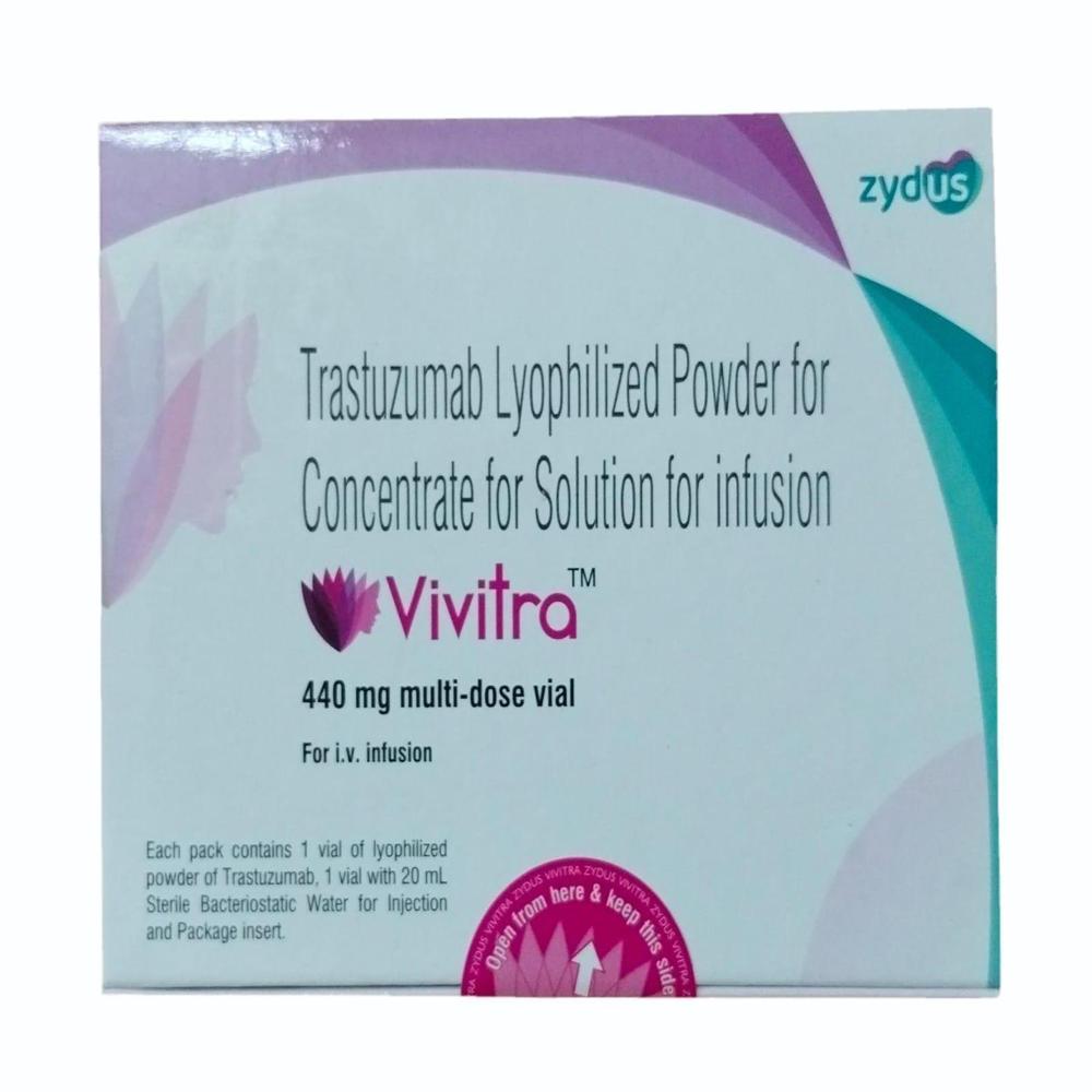 Vivitra Trastuzumba Injection 440 Mg - Origin: India