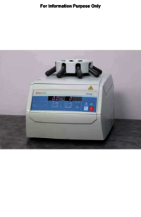 Thermo Fisher Medifuge Benchtop Centrifuge