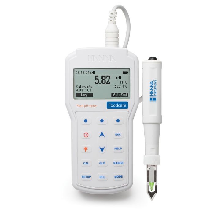Professional Portable Meat Ph Meter - Hi98163 - Application: Industrial