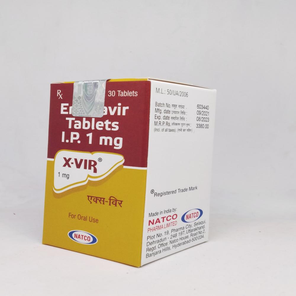X Vir Entecavir Tablet 1mg 