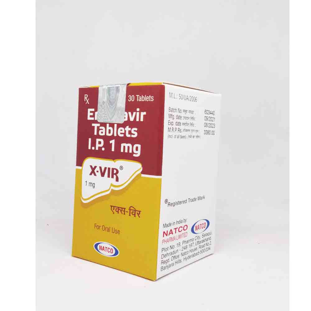 X Vir Entecavir Tablet 1mg 