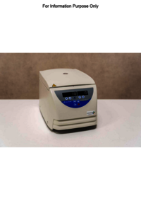 Thermo Fisher Pico 17 Microcentrifuge